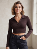 Polera Crop H&M Talla S