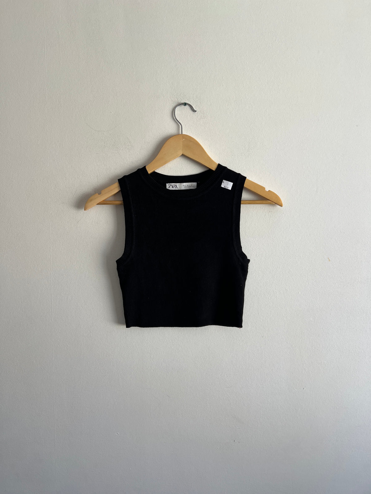 Polera sin mangas Zara Talla S