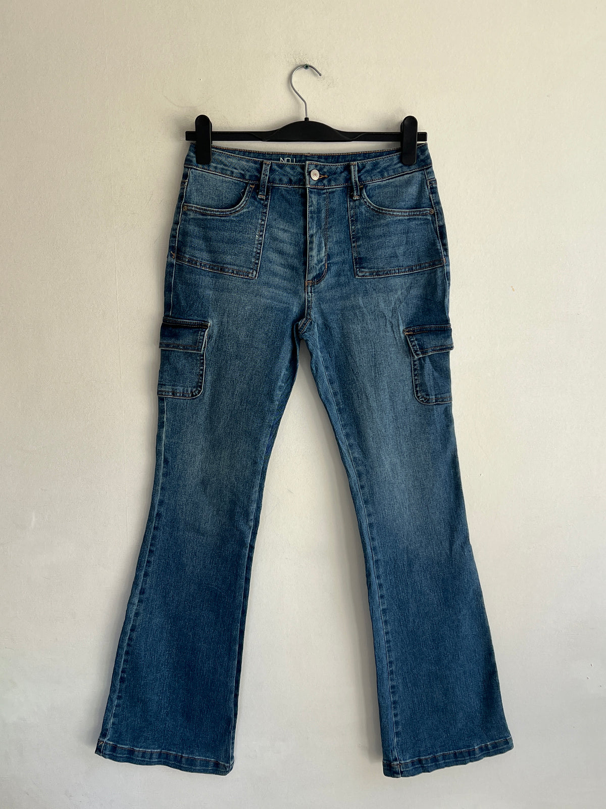 Jeans Flare Elasticado Talla 38