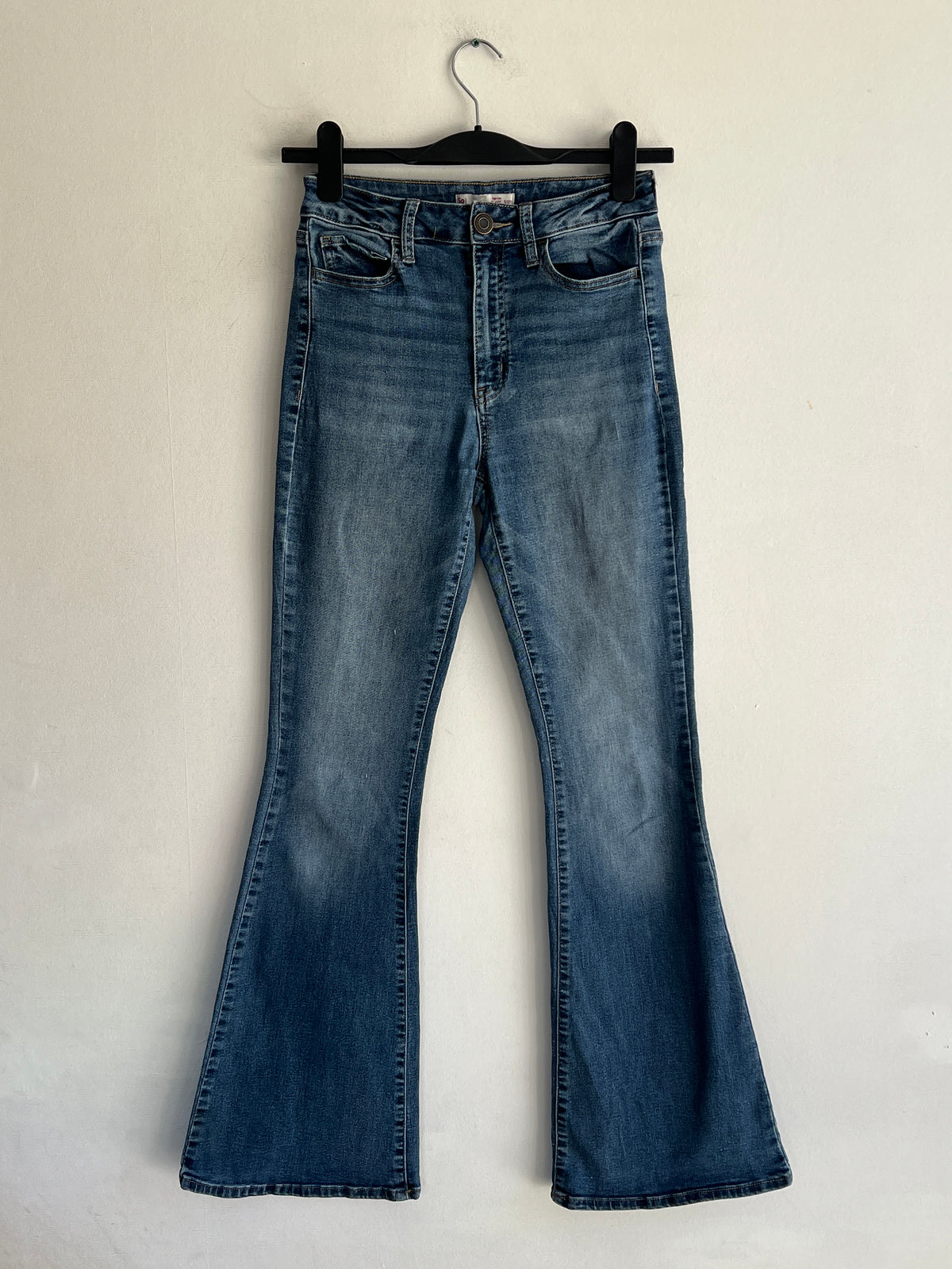 Jeans Flare Elasticado Talla 38