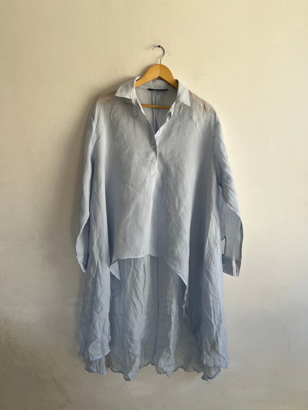 Blusón de Lino Zara Talla L