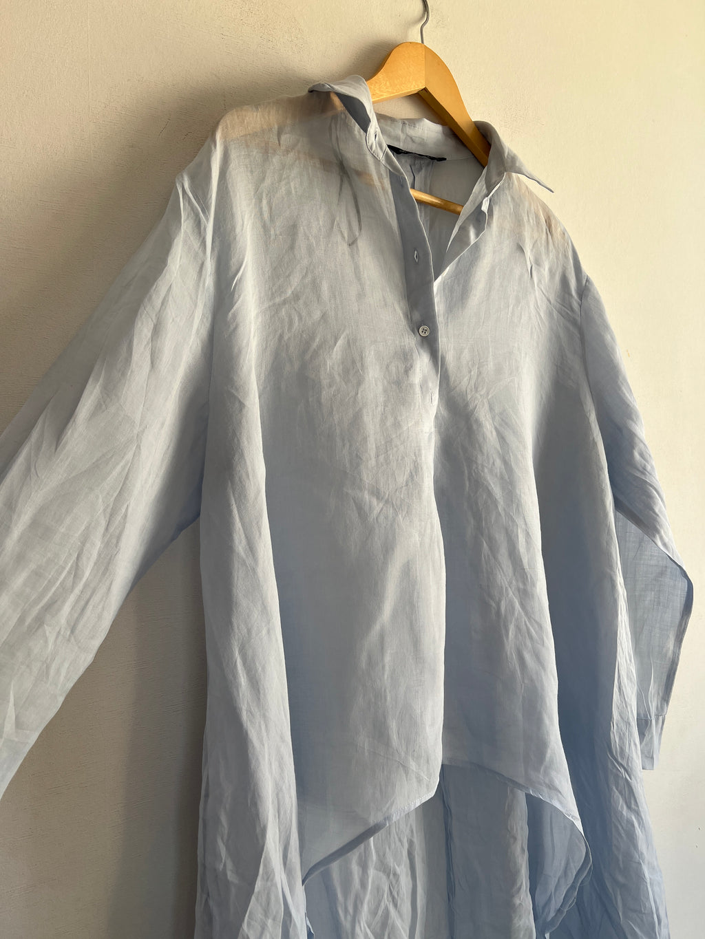Blusón de Lino Zara Talla L