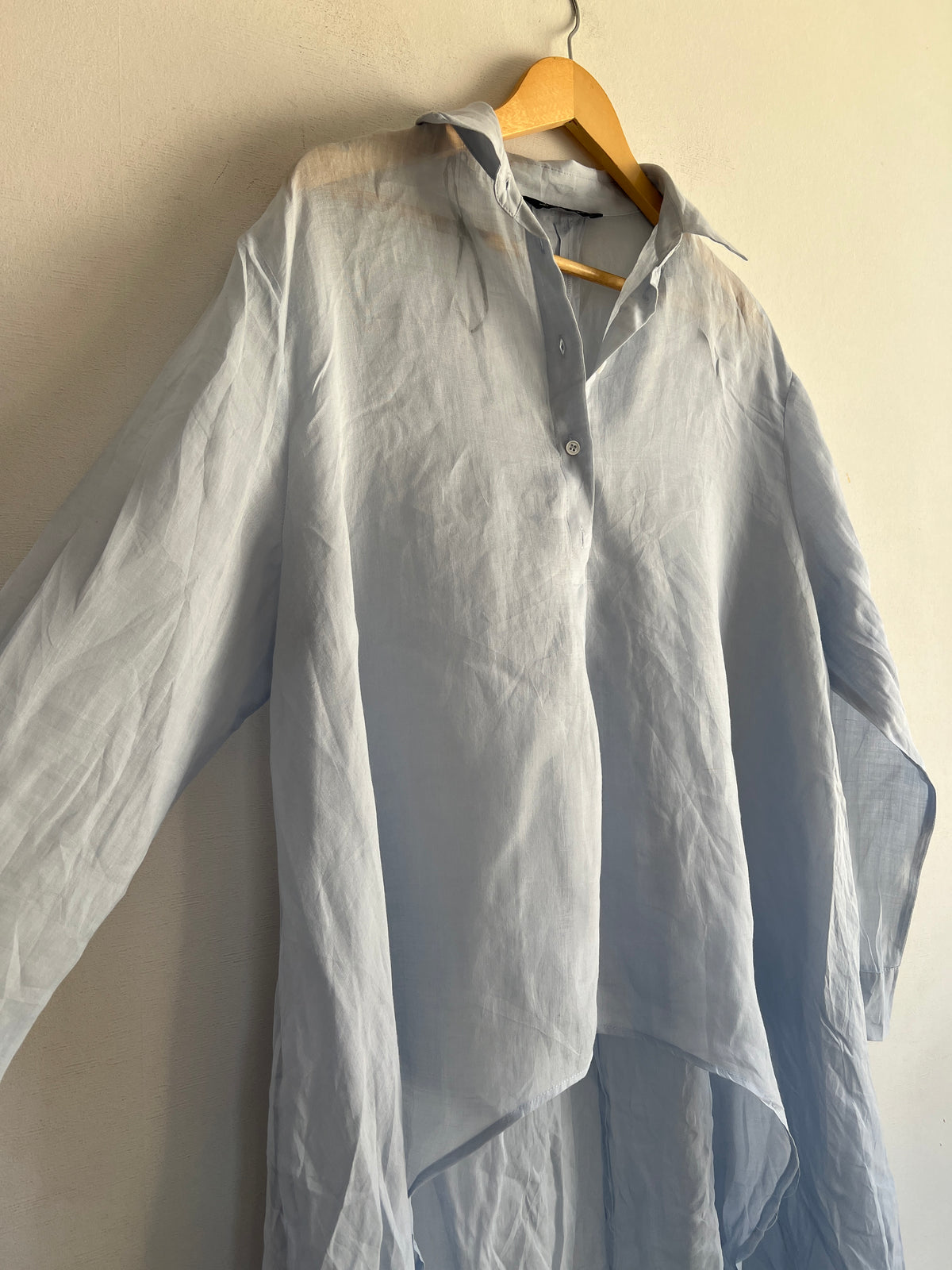 Blusón de Lino Zara Talla L