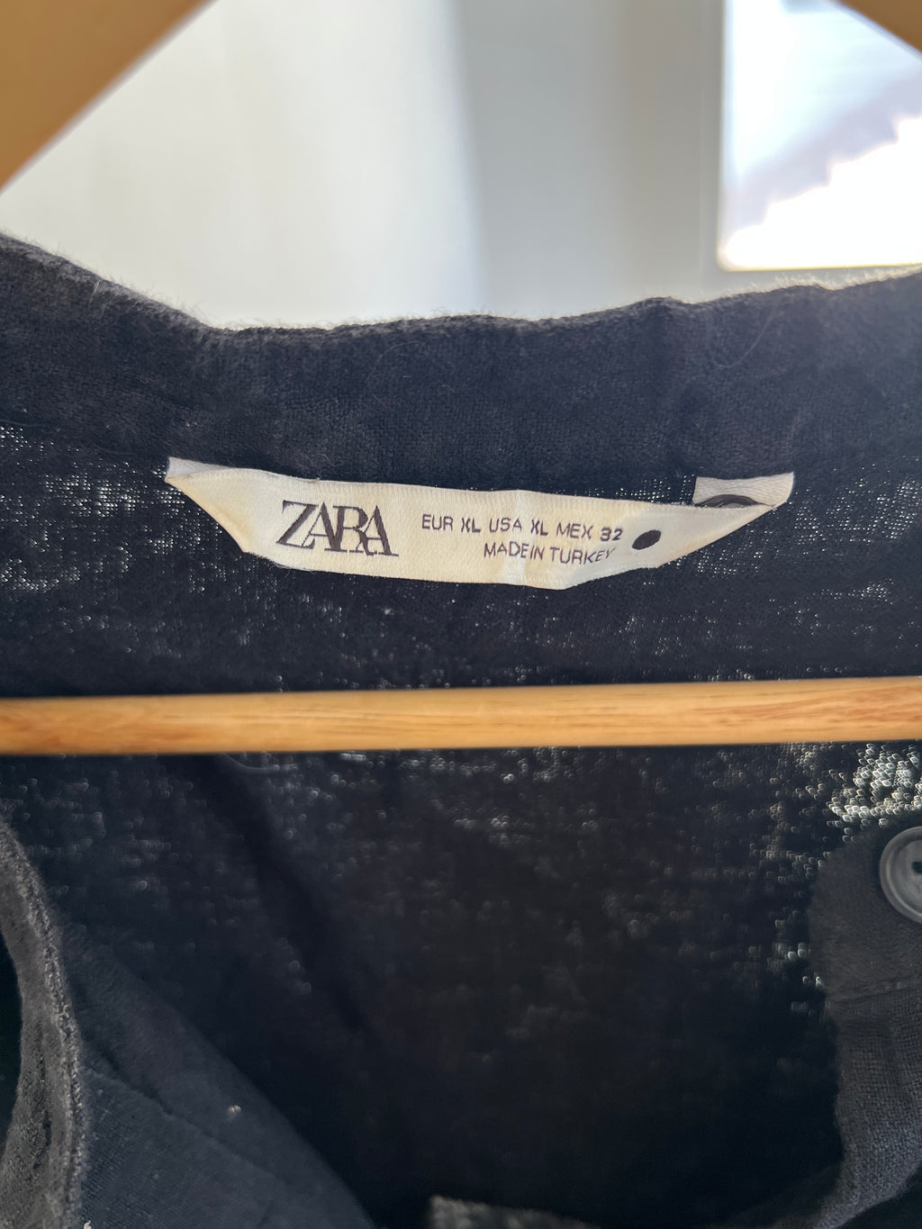 Blusón de Lino Zara Talla XL
