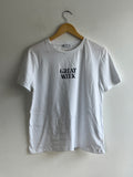 Polera Blanca Zara Talla M/overzise