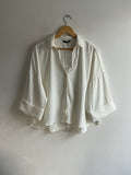 Blusa Blanca Zara Talla L (NUEVA)