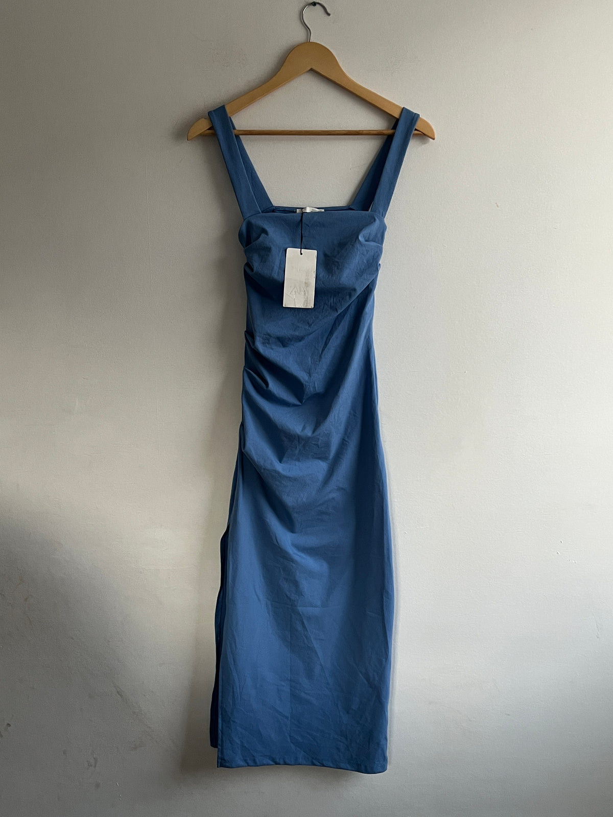 Vestido Azul Elasticado Zara Talla M (NUEVA)