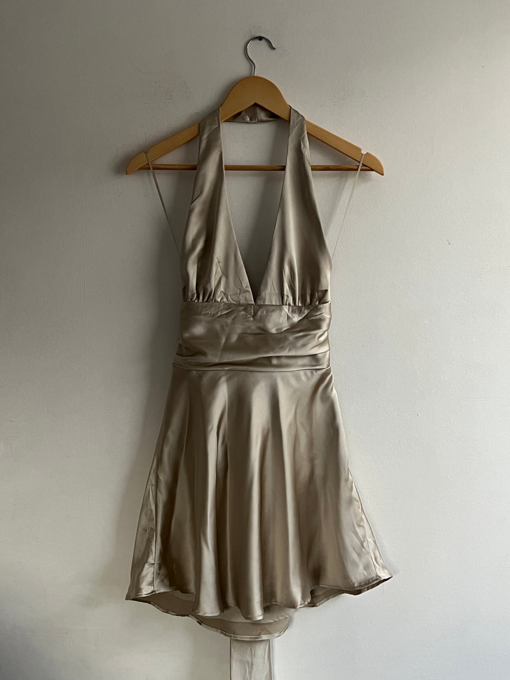 Vestido Satinado Zara Talla M (NUEVA)