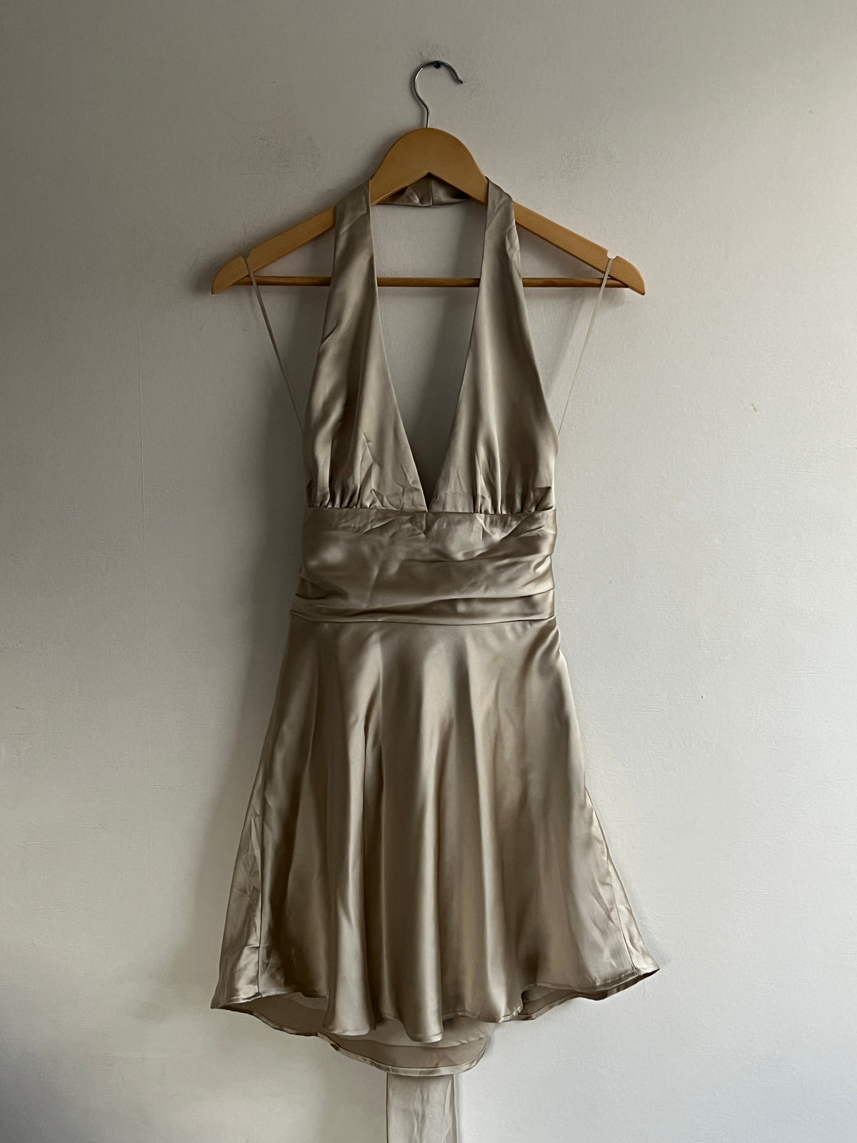 Vestido Satinado Zara Talla M (NUEVA)