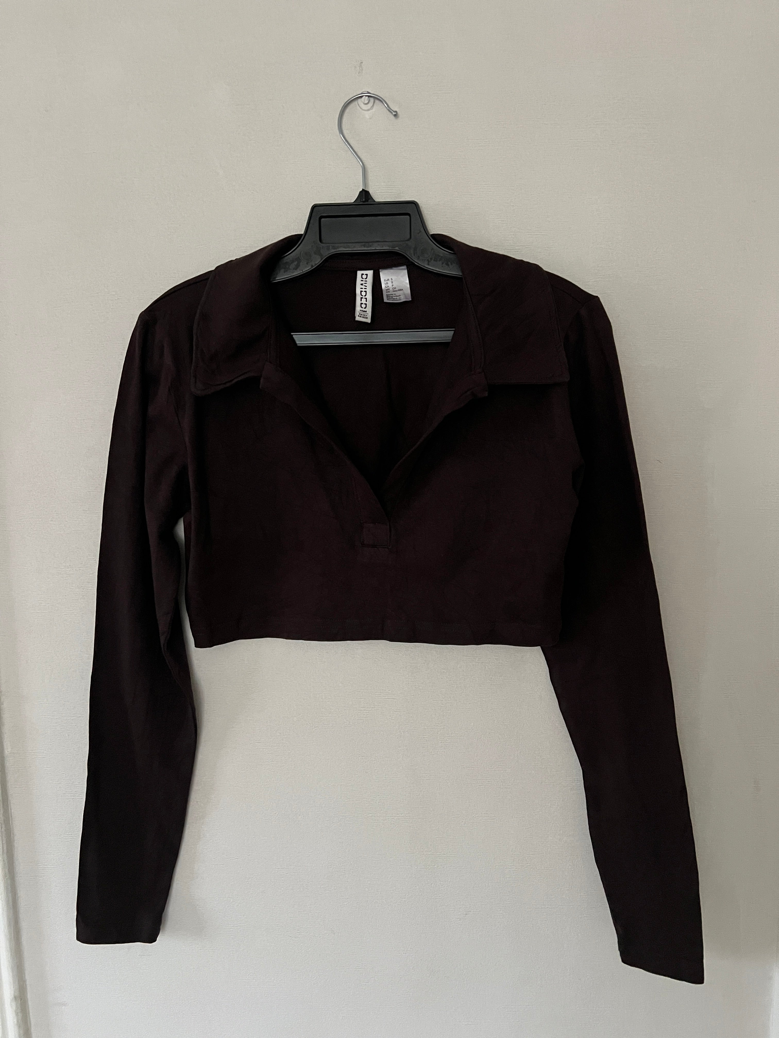 Polera Crop H&M Talla S